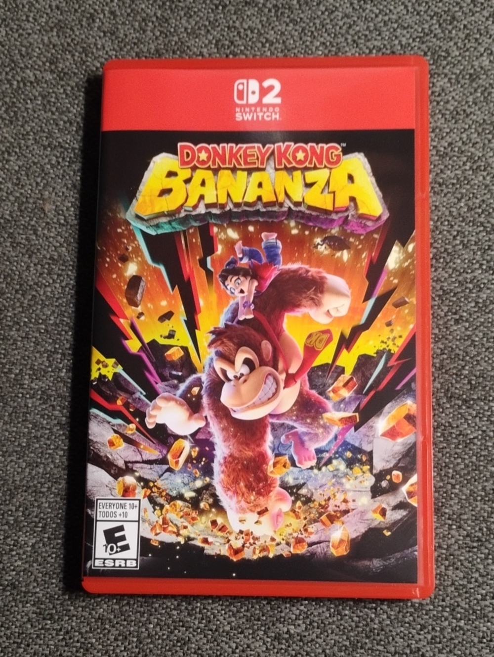 Nintendo Donkey Kong Bananza - Red Game Tested And Working